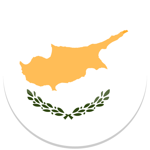 Custom Icon Design Round World Flags Cyprus.512