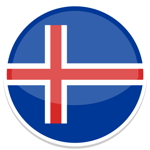Custom Icon Design Round World Flags Iceland.512