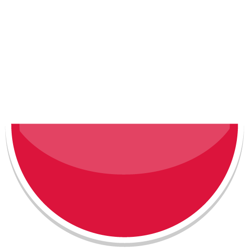 Custom Icon Design Round World Flags Poland.512
